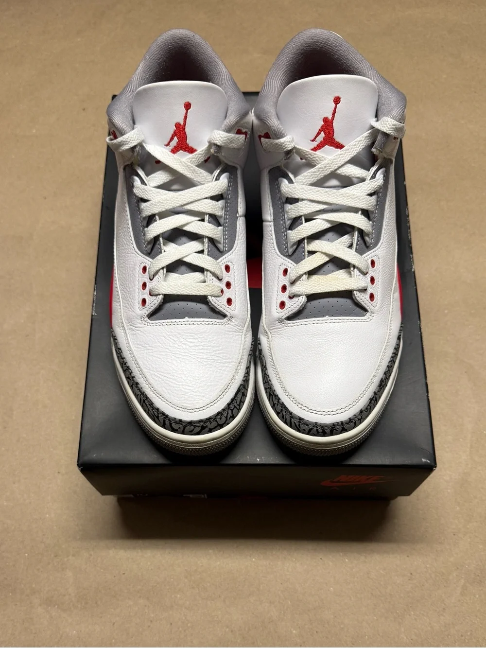 Nike Air Jordan 3 Retro Fire Red 2022 Men’s sz 10.5 Basketball shoes Rare!